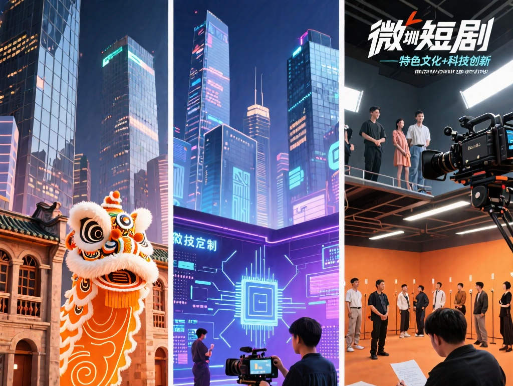 深圳特色文化+科技创新：微短剧定制与演员选拔引领产业协同发展 /宣传片拍摄-企业宣传片拍摄-企业宣传片-三维动画制作-制作宣传片公司-影视公司